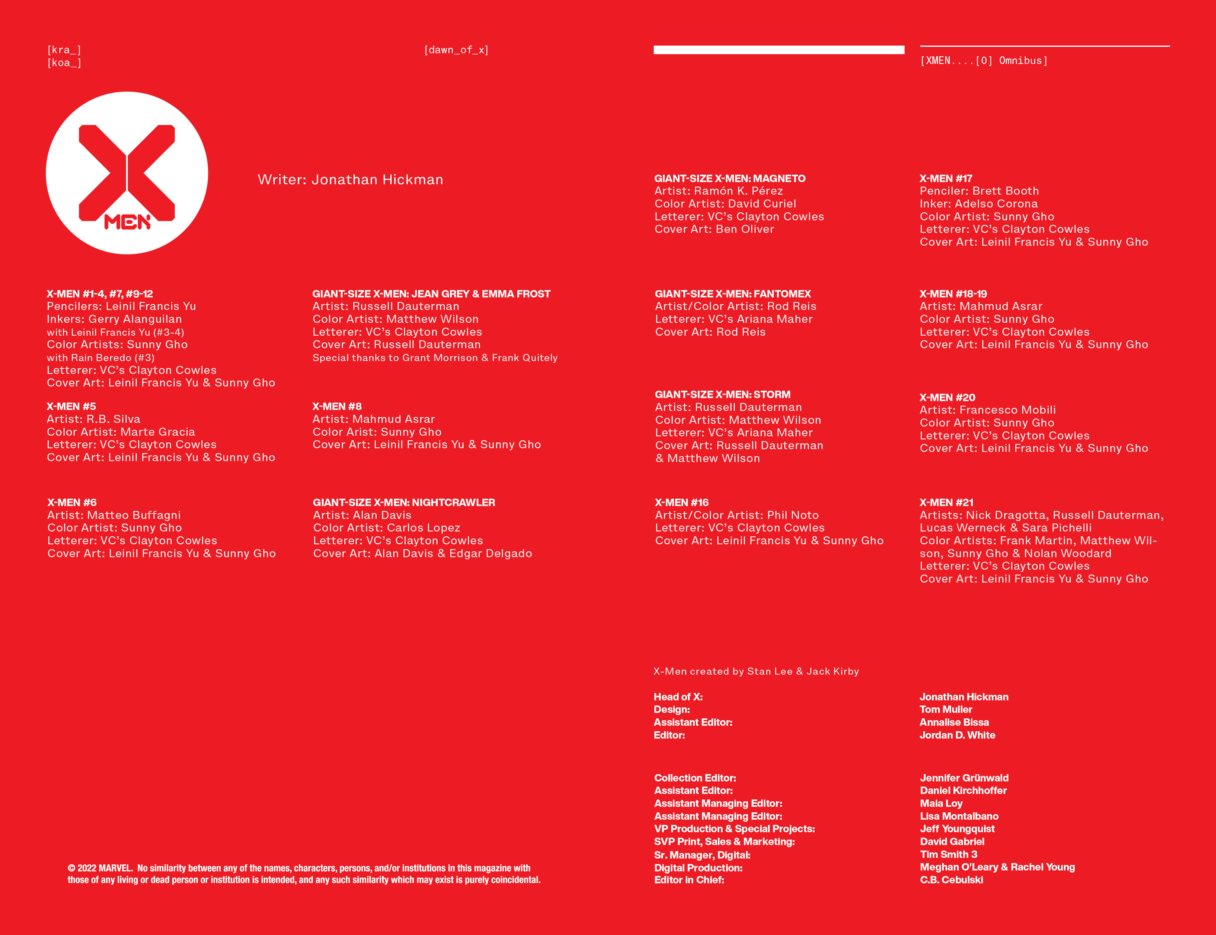 X-Men by Jonathan Hickman (2022): Chapter Omnibus - Page 3