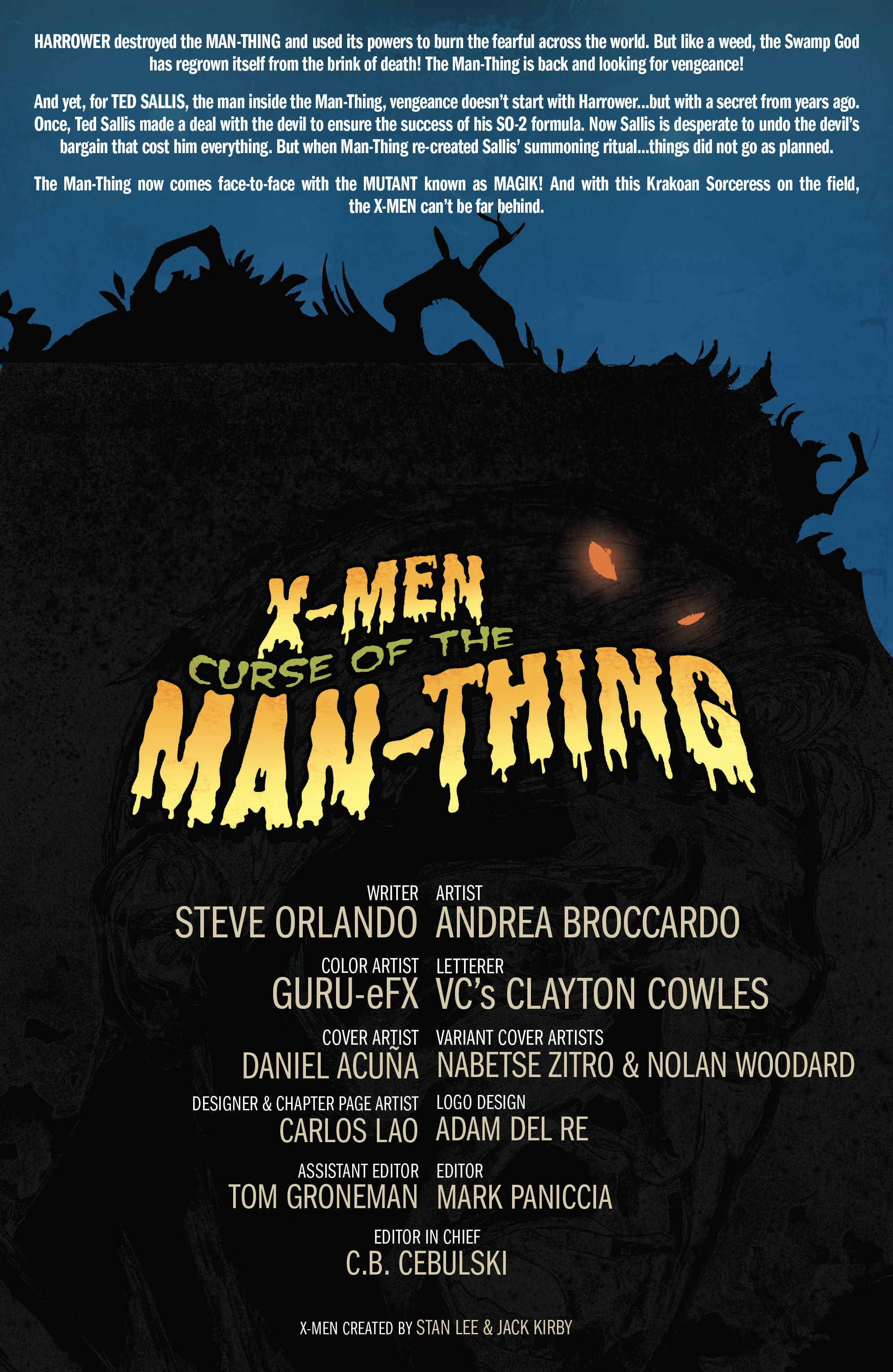 X-Men: Curse Of The Man-Thing (2021): Chapter 1 - Page 2