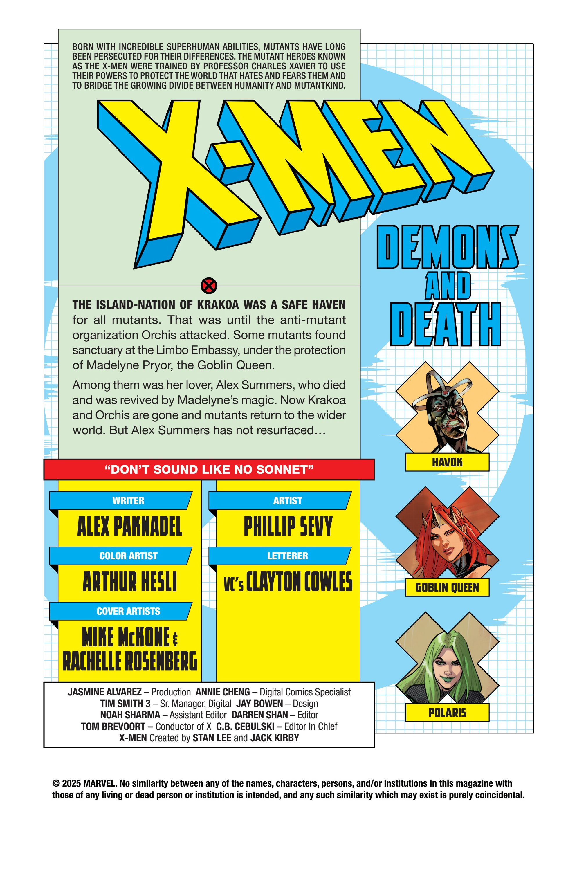 X-Men: From the Ashes – Demons and Death (2025-): Chapter 1 - Page 2