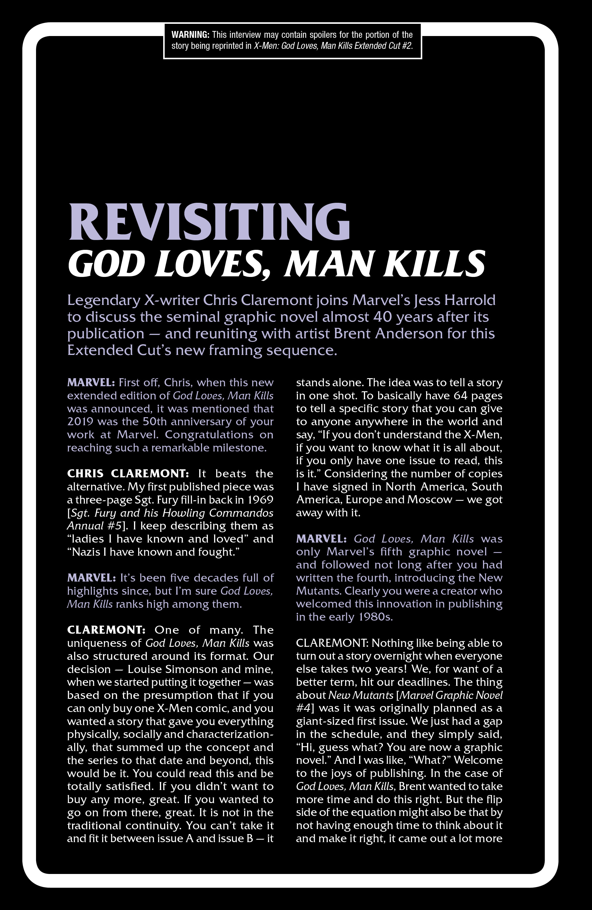 X-Men: God Loves, Man Kills Extended Cut (2020) issue 1 - Page 34