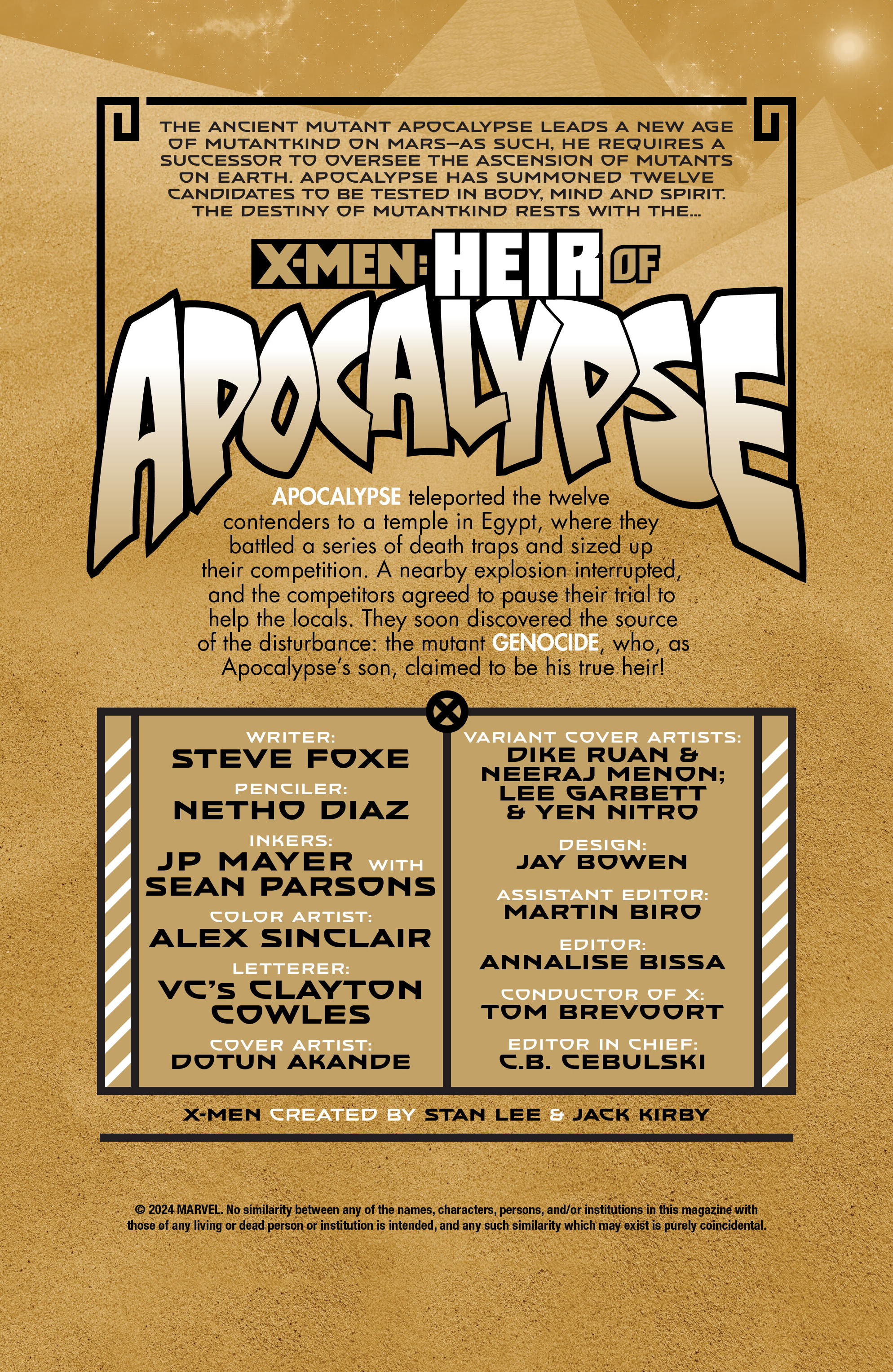 X-Men: Heir of Apocalypse (2024-) issue 2 - Page 3