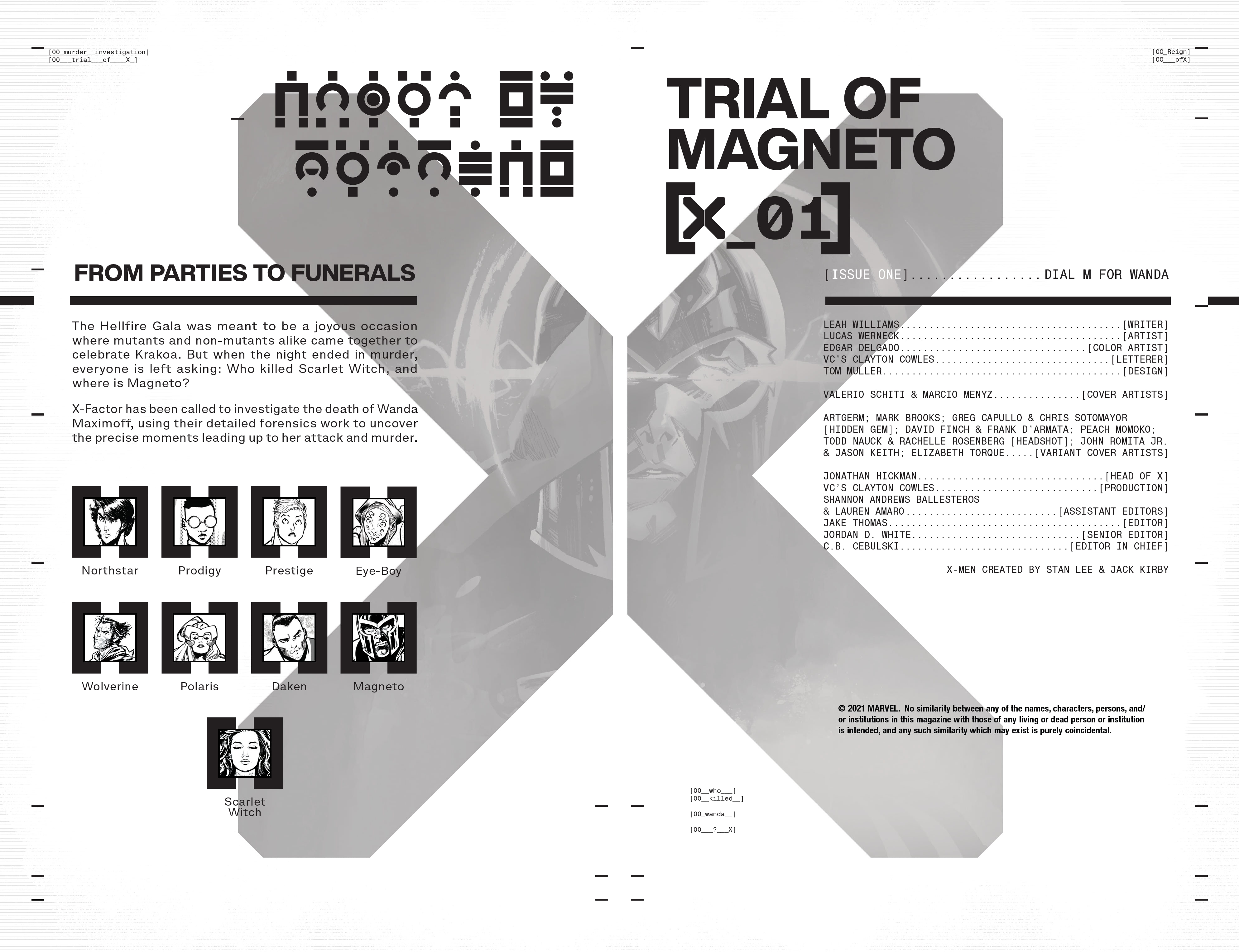 X-Men: The Trial Of Magneto (2021): Chapter 1 - Page 3