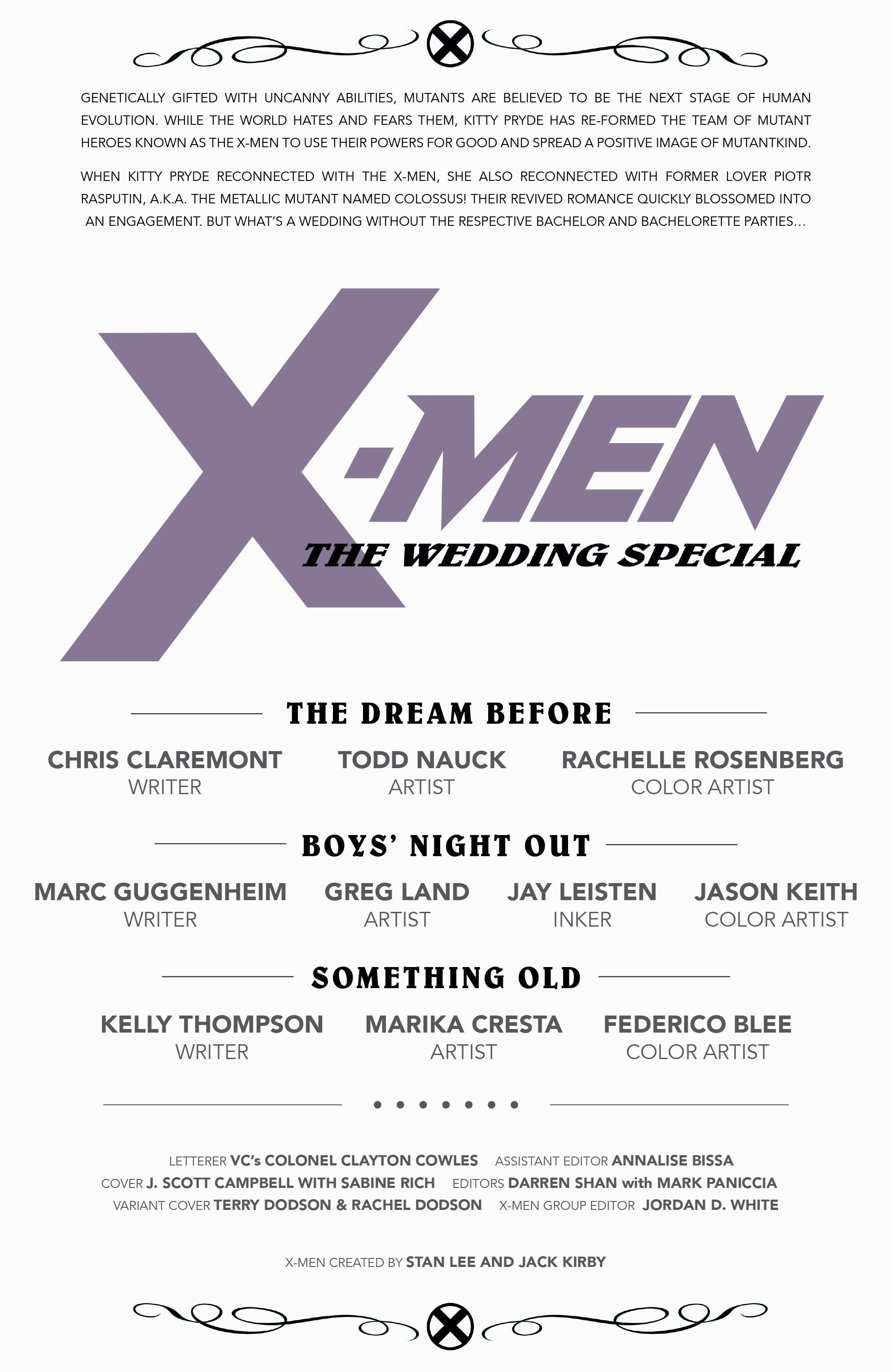 X-Men: The Wedding Special (2018): Chapter 1 - Page 2