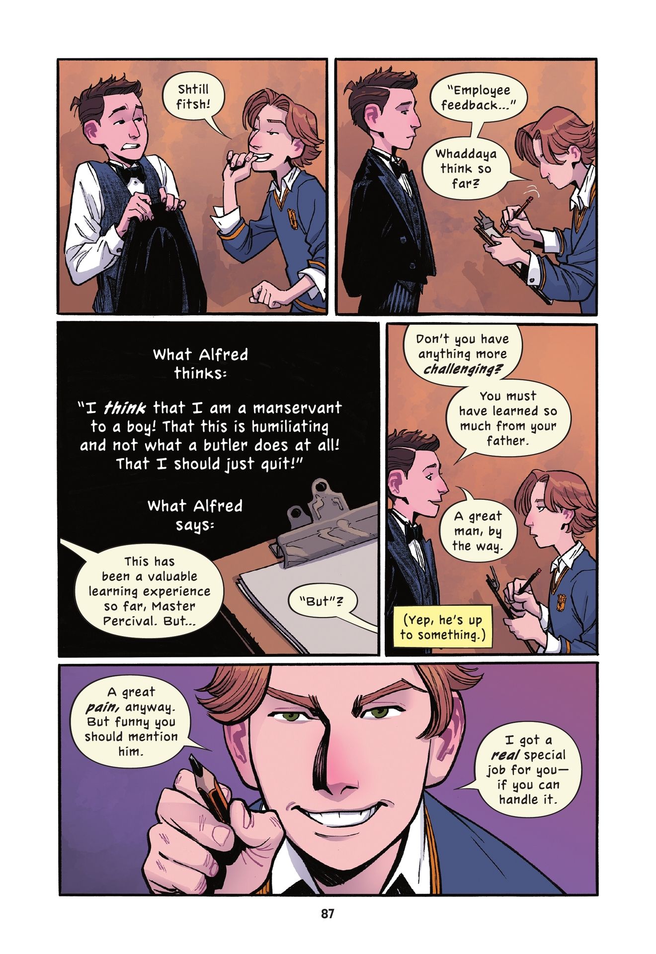 Young Alfred: Pain In The Butler (2023) issue 1 - Page 86