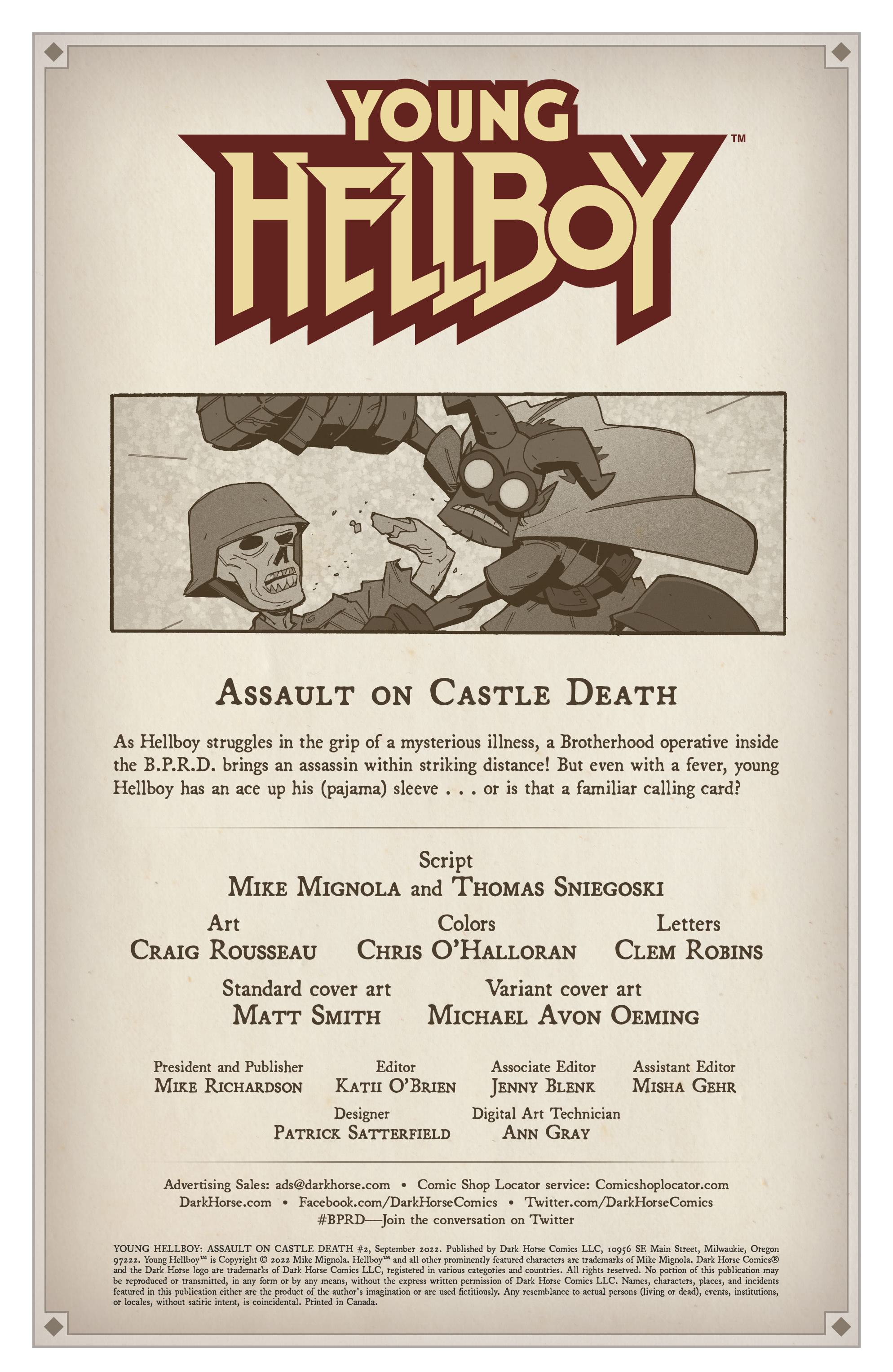 Young Hellboy: Assault on Castle Death (2022-): Chapter 2 - Page 2