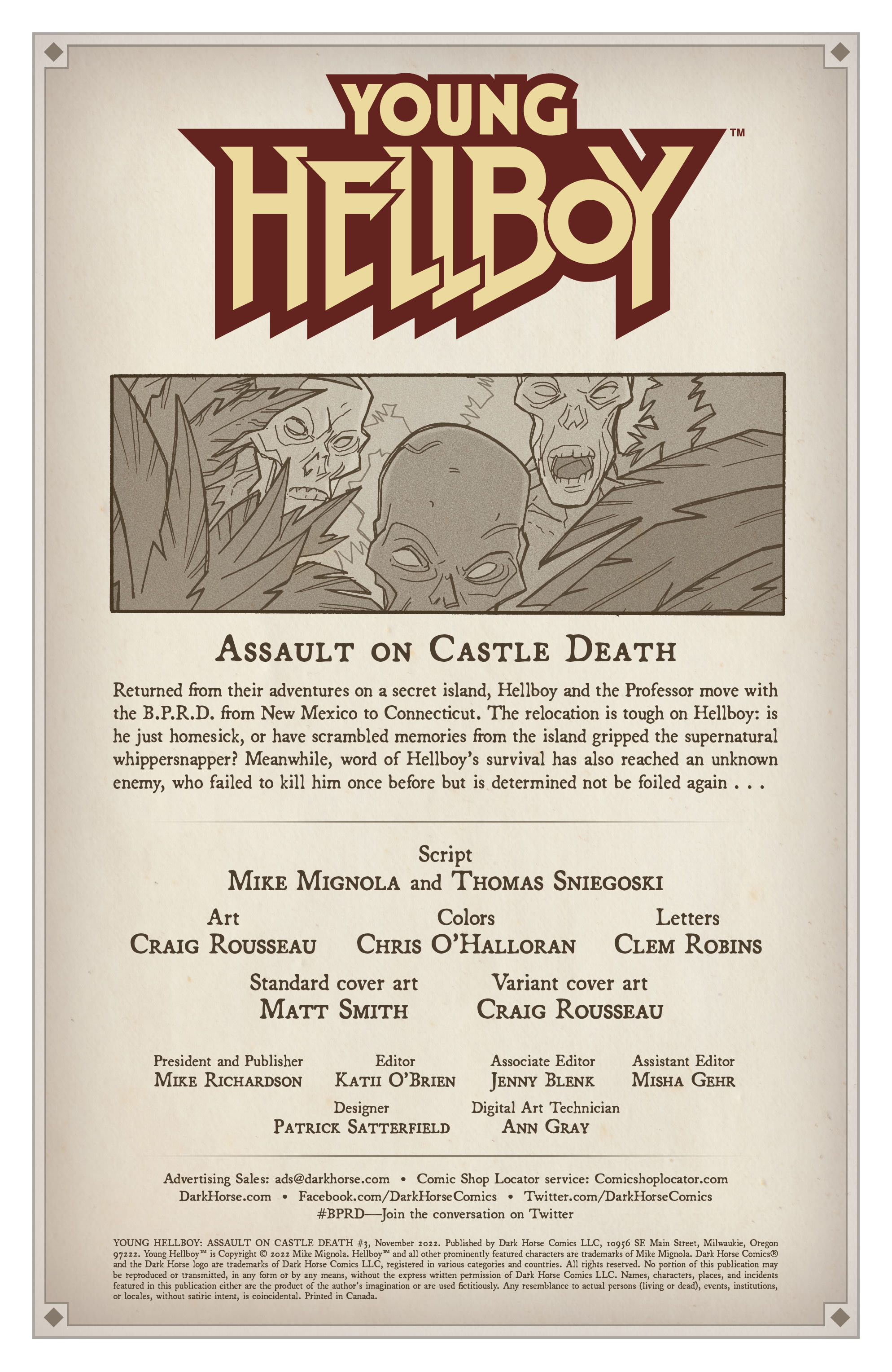 Young Hellboy: Assault on Castle Death (2022-): Chapter 3 - Page 2