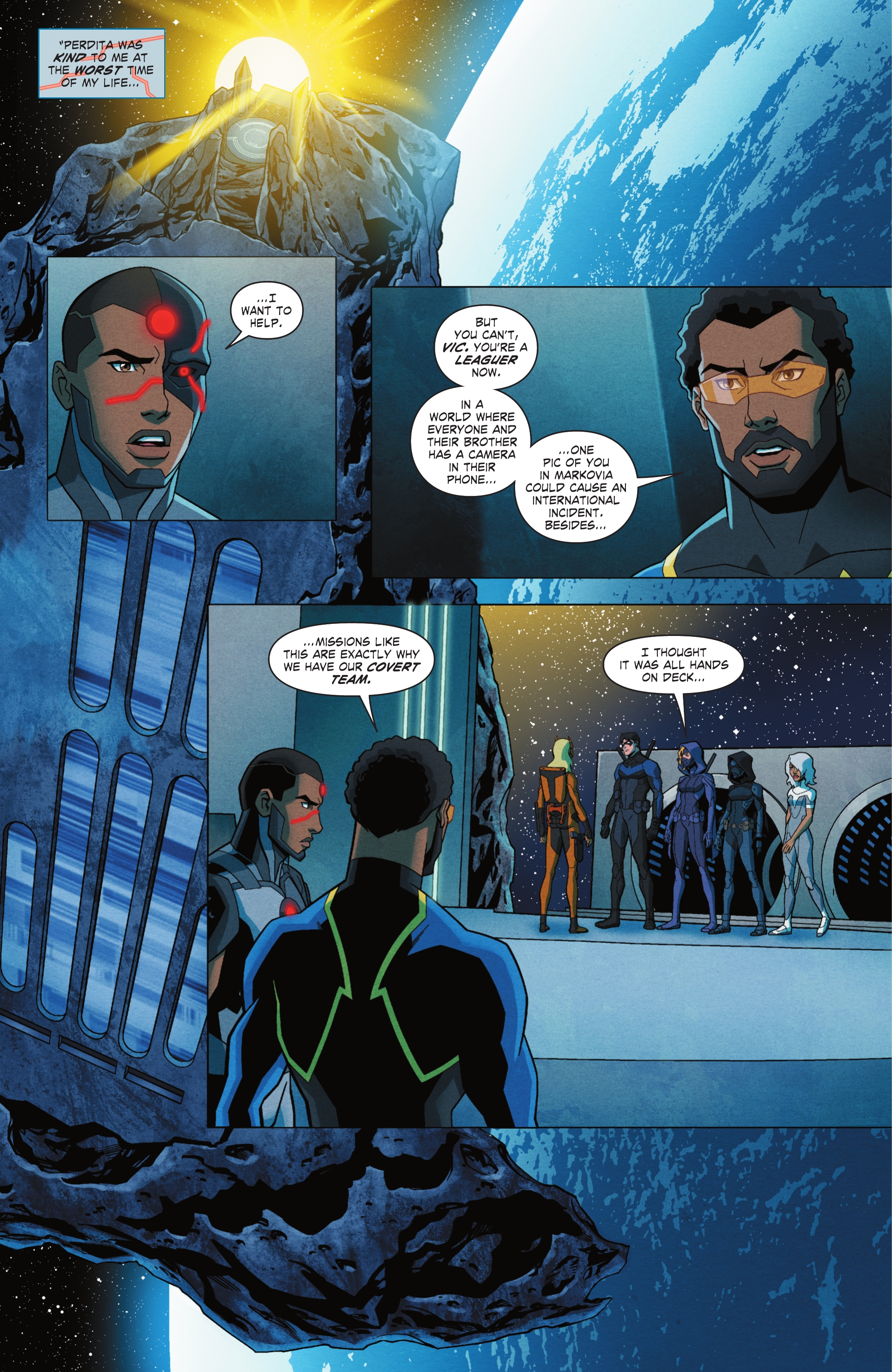 Young Justice: Targets (2022-) issue Director's Cut 2 - Page 9