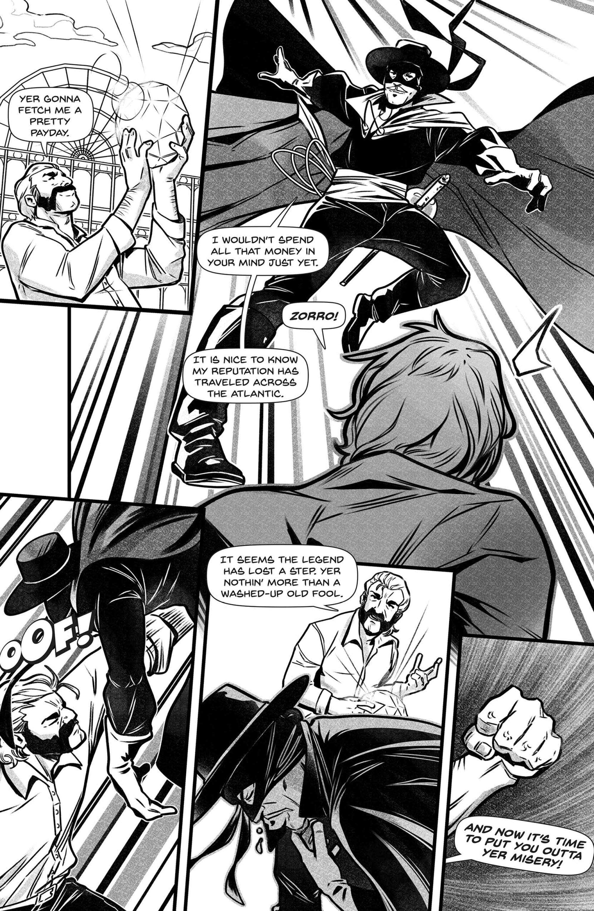 Zorro Black and White Noir (2022-): Chapter 1 - Page 4