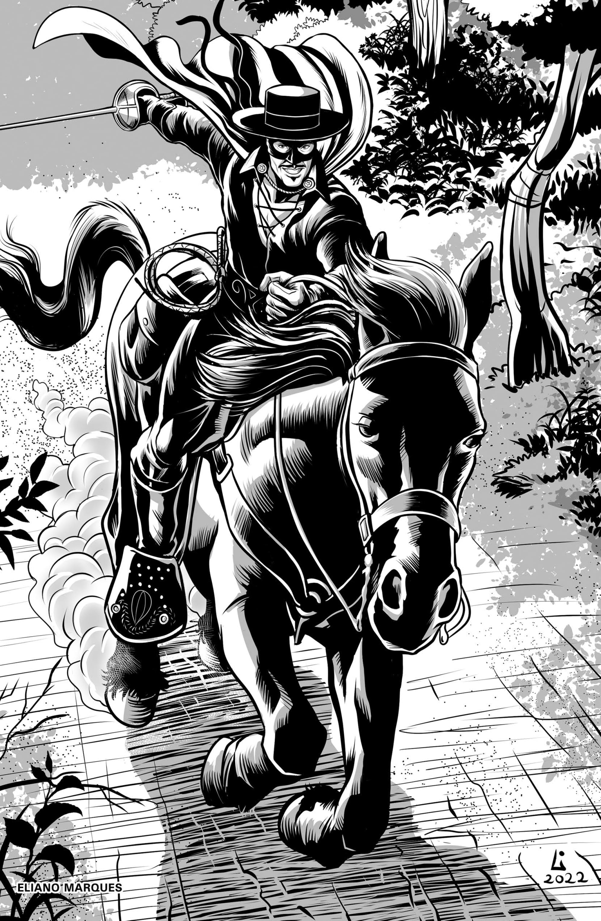 Zorro Black and White Noir (2022-) issue 1 - Page 20