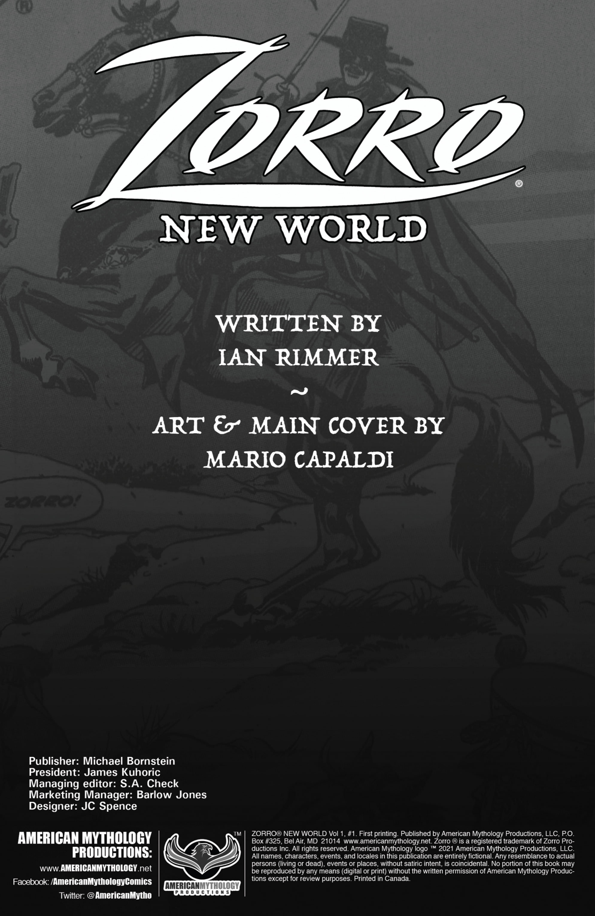 Zorro New World (2021-): Chapter 1 - Page 2