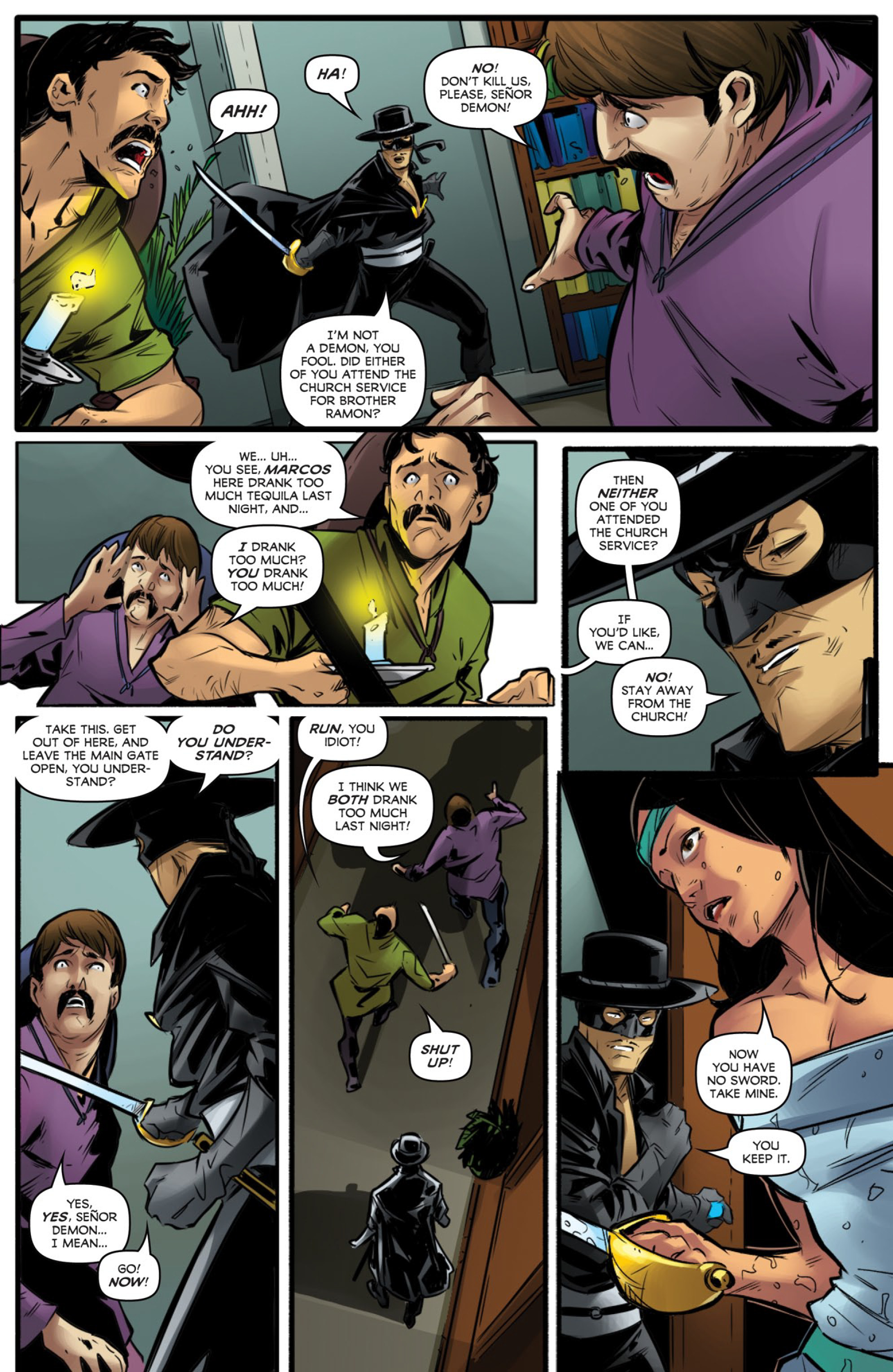 Zorro: Sacrilege (2019-) issue 4 - Page 13